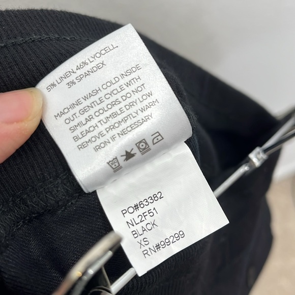 Level 99 Utility‎ Black linen blend Jogger Pant size XS - Picture 6 of 11